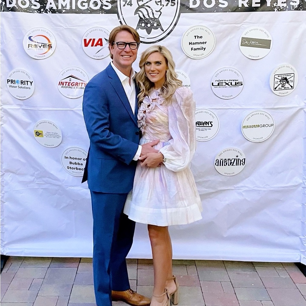 Zimmerman Bow watercolor dress